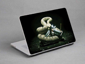Pistol, big snake. Laptop decal Skin for APPLE Macbook pro 995-497-Pattern ID:496