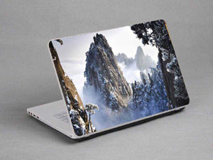 Mountains Laptop decal Skin for MSI GX630-037CA 3161-498-Pattern ID:497