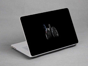 Smoking lungs Laptop decal Skin for TOSHIBA Satellite P850-ST4NX1 5937-502-Pattern ID:501