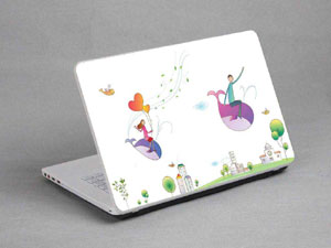Comics, cartoons, a family. Laptop decal Skin for LENOVO Y40 9639-510-Pattern ID:509