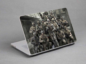 Games, war, army. Laptop decal Skin for FUJITSU LIFEBOOK AH550 1765-517-Pattern ID:516