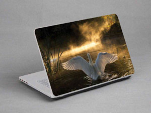 Swan Laptop decal Skin for DELL Area 51m R2 18068-544-Pattern ID:543
