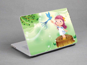 Anime, little girl. Laptop decal Skin for ASUS K550CA 9009-550-Pattern ID:549