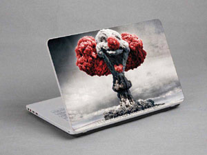 Atomic bomb, clown. Laptop decal Skin for SONY VAIO E Series 15 SVE15136CV 4955-556-Pattern ID:555