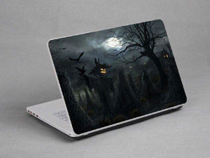 Halloween, Crow, Scarecrow Laptop decal Skin for FUJITSU LIFEBOOK E751 (vPro) 1768-557-Pattern ID:556