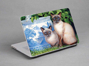 Cat Laptop decal Skin for MSI P75 Creator 9SE 17861-574-Pattern ID:573
