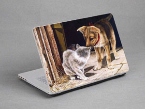 Cat Laptop decal Skin for FUJITSU LIFEBOOK AH552/SL 1766-577-Pattern ID:576