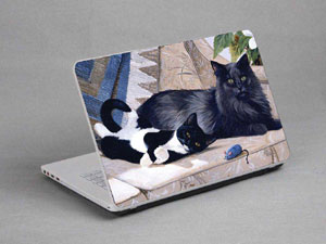 Cat Laptop decal Skin for DELL New Inspiron 11 3000 Series Touch laptop-skin 7814?Page=30  -582-Pattern ID:581