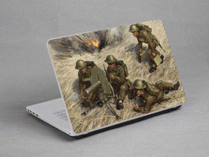 Troops, soldiers, war. Laptop decal Skin for ASUS G75VW-AH71 6997-594-Pattern ID:593