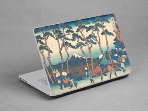 Chinese water and ink landscape painting Laptop decal Skin for HP Pavilion x360 14-ba017tx 50554-598-Pattern ID:597