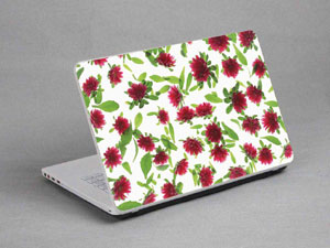 Flowers floral Laptop decal Skin for MSI GX730 53758-612-Pattern ID:611