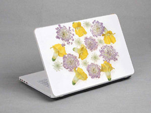 Flowers floral Laptop decal Skin for CLEVO W655SF 9330-618-Pattern ID:617