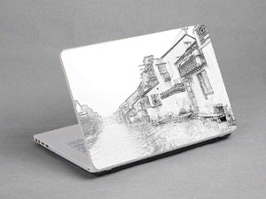 Sketch, Watertown Laptop decal Skin for DELL Inspiron 17 i5759-8835SLV 18301-621-Pattern ID:620