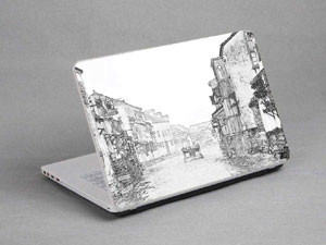 Sketch, Watertown Laptop decal Skin for MSI GT70-0NH Workstation 9158-623-Pattern ID:622