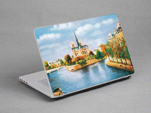 Paint, City Laptop decal Skin for ASUS N80Vn 1390-648-Pattern ID:647