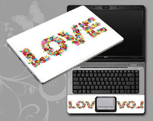 Love, heart of love Laptop decal Skin for HP EliteBook 8470p laptop-skin 2101?Page=4  -65-Pattern ID:65