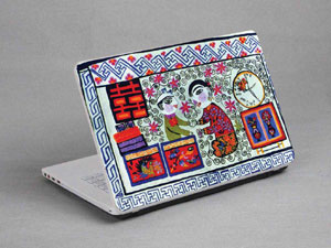 Chinese Weddings, Paint Laptop decal Skin for HP Pavilion 15-ec0002ax 49321-651-Pattern ID:650
