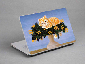 Cat Laptop decal Skin for FUJITSU LIFEBOOK E751 (vPro) 1768-652-Pattern ID:651