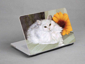 Cat Laptop decal Skin for MSI Raider GE78HX 13VG-020US 53793-658-Pattern ID:657
