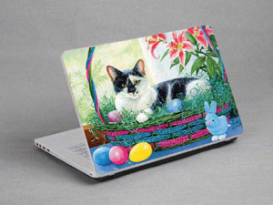 Cat Laptop decal Skin for MSI GP72 6QF 10770-660-Pattern ID:659