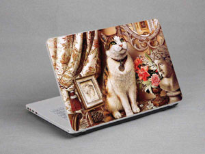 Cat Laptop decal Skin for MSI P75 Creator-469 53775-661-Pattern ID:660