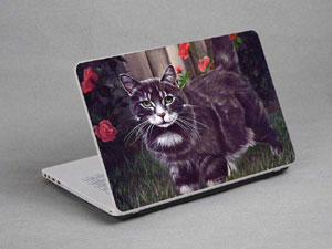 Cat Laptop decal Skin for SAMSUNG Notebook 7 spin 15.6 NP740U5M-X02US 11414-666-Pattern ID:665