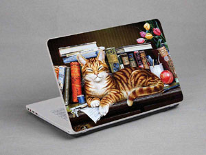 Cat Laptop decal Skin for ASUS K61IC 1432-668-Pattern ID:667