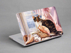 Cat Laptop decal Skin for TOSHIBA CB30-A3120 Chromebook 9919-672-Pattern ID:671