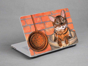 Cat Laptop decal Skin for GATEWAY NV5215u 1838-677-Pattern ID:676