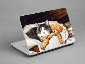 Cat Laptop decal Skin for FUJITSU LIFEBOOK E751 (vPro) 1768-682-Pattern ID:681
