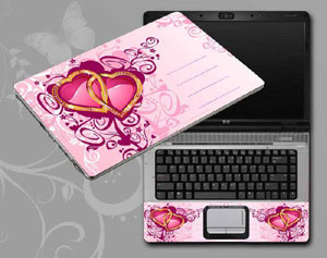 Love, heart of love Laptop decal Skin for TOSHIBA Satellite L50-AST3NX1 8852-72-Pattern ID:72