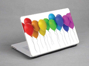Colored balloons Laptop decal Skin for MSI GX630-037CA 3161-727-Pattern ID:726