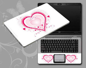 Love, heart of love Laptop decal Skin for GATEWAY NV5911u 1870-73-Pattern ID:73