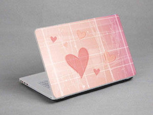 love heart Laptop decal Skin for MSI GL62 6QE 10742-740-Pattern ID:739