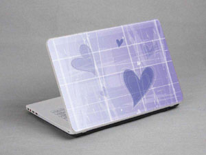 love heart Laptop decal Skin for MSI GE72 6QL 10764-741-Pattern ID:740