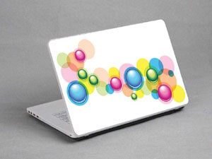 Colored balls, stripes Laptop decal Skin for MSI GE72 6QL 10764-743-Pattern ID:742