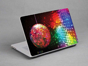 Colored balls, stripes Laptop decal Skin for ASUS X751LN 10904-755-Pattern ID:754