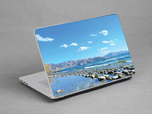 Blue sky, white clouds, sea Laptop decal Skin for TOSHIBA Satellite C660-2DV 6121-760-Pattern ID:759
