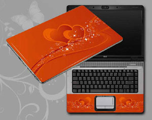 Love, heart of love Laptop decal Skin for MSI Katana GF76 12UE-037 53771-78-Pattern ID:78