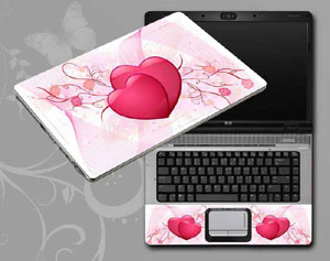 Love, heart of love Laptop decal Skin for GATEWAY NV73A10u 1899-79-Pattern ID:79