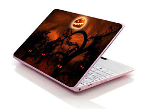 Halloween, Pumpkin, Laptop decal Skin for ASUS X751LN 10904-904-Pattern ID:K134