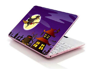 Halloween, Pumpkin, Laptop decal Skin for MSI GT62VR Dominator 11362-907-Pattern ID:K137