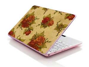 vintage floral flower floral Laptop decal Skin for MSI GE72 6QL 10764-946-Pattern ID:K176