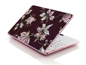 vintage floral flower floral Laptop decal Skin for MSI GE72 6QL 10764-949-Pattern ID:K179