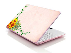 vintage floral flower floral Laptop decal Skin for MSI GE72 6QL 10764-952-Pattern ID:K182