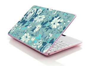 vintage floral flower floral Laptop decal Skin for MSI GE72 6QL 10764-958-Pattern ID:K188