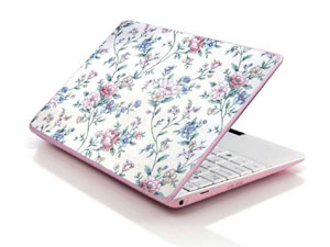 vintage floral flower floral Laptop decal Skin for MSI GE72 6QL 10764-960-Pattern ID:K190