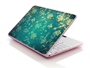 vintage floral flower floral Laptop decal Skin for MSI GE72 6QL 10764-962-Pattern ID:K192