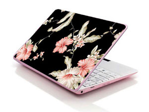 vintage floral flower floral Laptop decal Skin for MSI GE72 6QL 10764-965-Pattern ID:K195