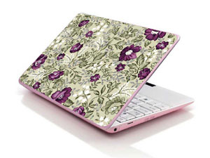vintage floral flower floral Laptop decal Skin for MSI GE72 6QL 10764-967-Pattern ID:K197